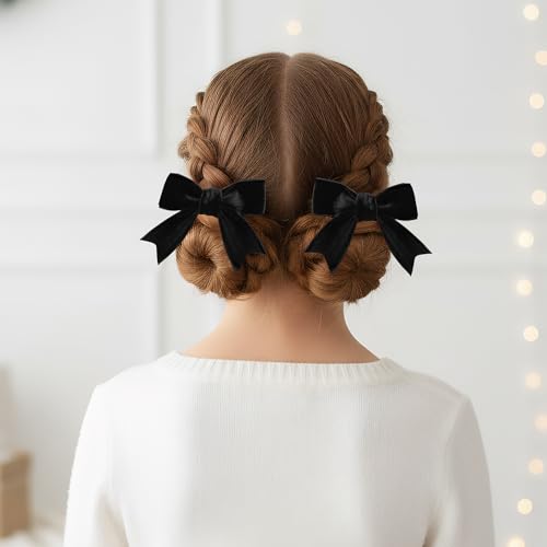 Velvet Hair Bows Alligator Barrettes Hair Accessories B43173