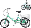 7 Speed Folding Adult Tricycle with Basket W157