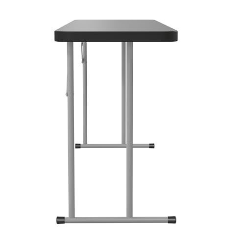 6' White Plastic Folding Training Table Z607