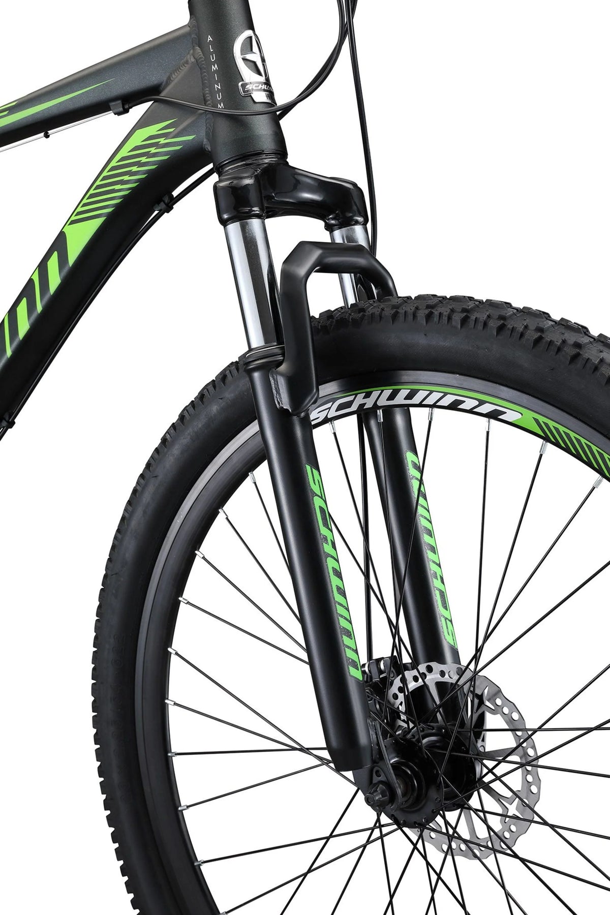 29-in. Mens Mountain Bike, Black and Green U8930