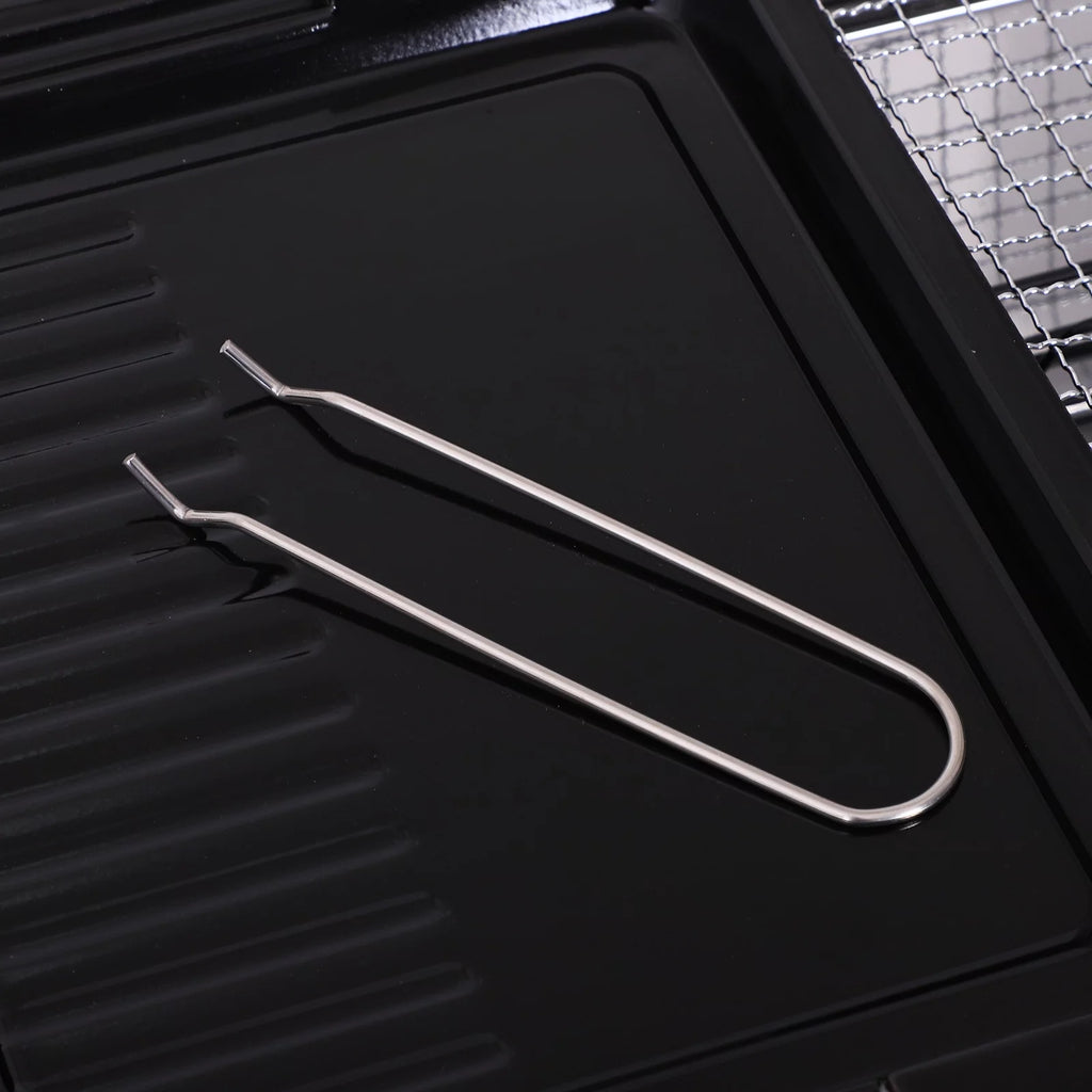 Portable Folding Charcoal BBQ Grill Stainless Steel B21957
