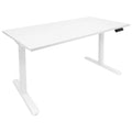 White Electric Standing Desk 55" L41679