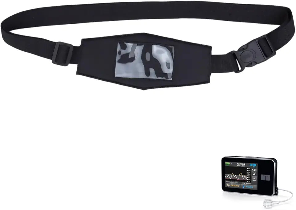 2 Pack Insulin Pump Belt with Clear Window K7575