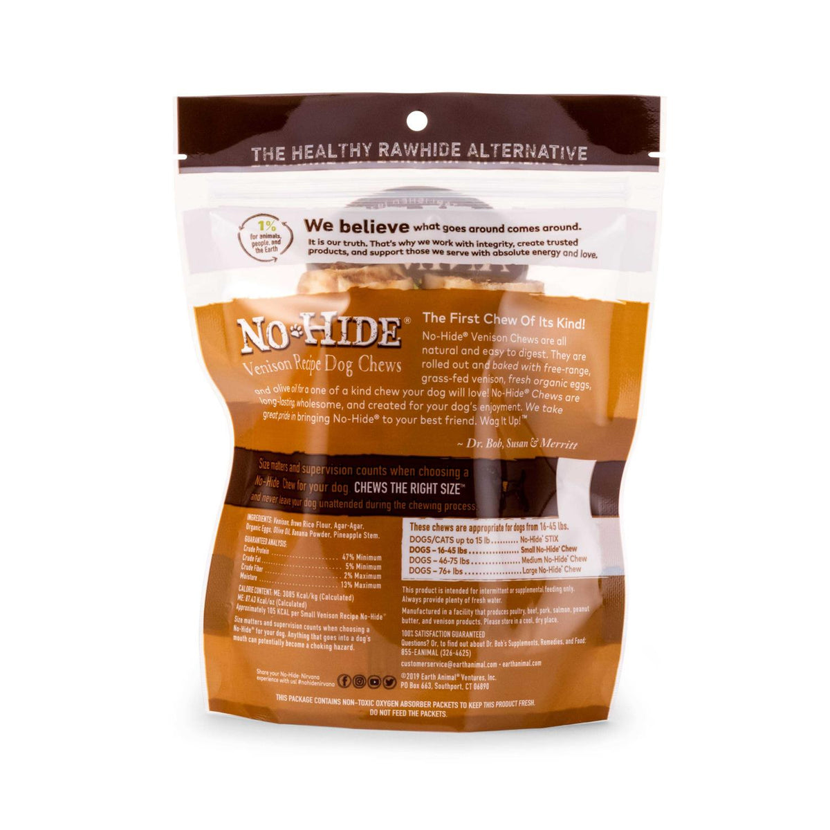 No Hide Venison Pet Supplies X819