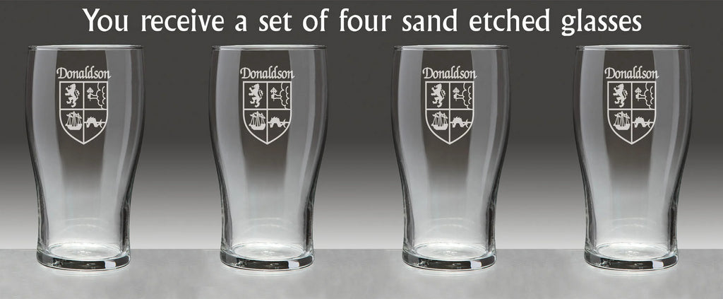 Irish Coat of Arms Tavern Glasses Set of 4 Q99353