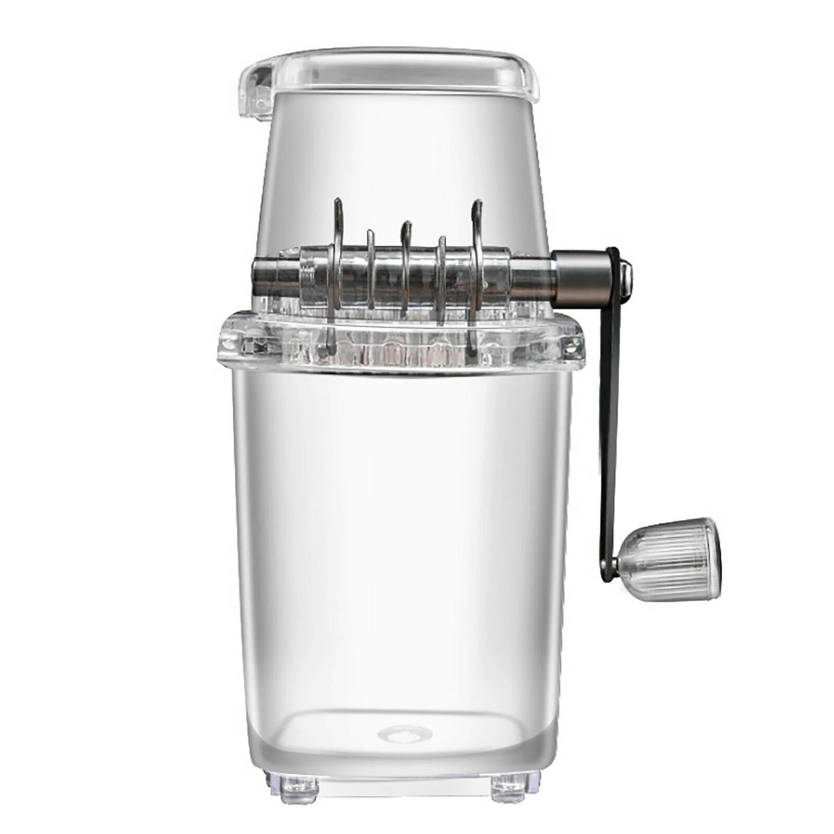Manual Ice Crusher Shaver with 4 Rubber Ant-skid Knobs K485776
