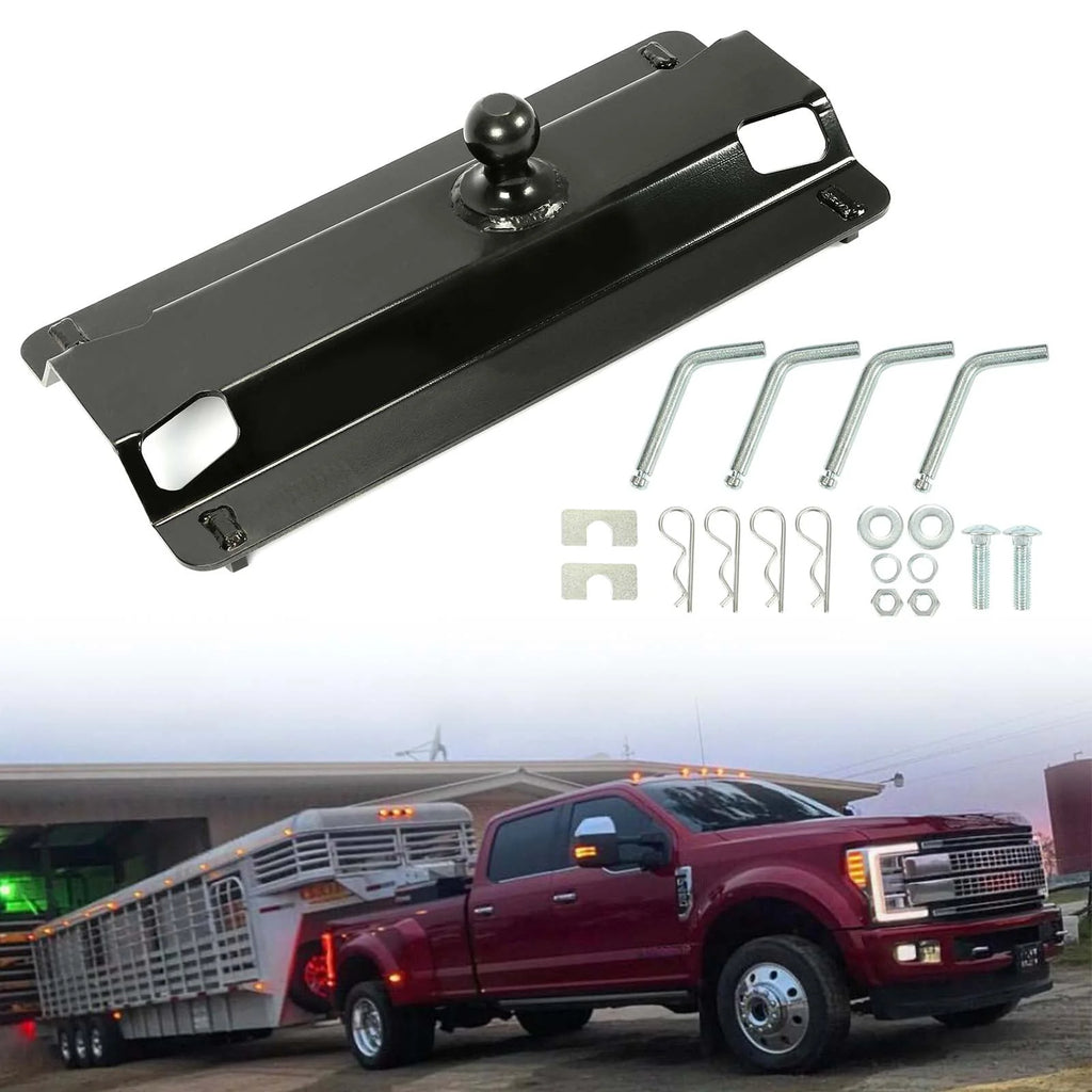 Gooseneck Hitch Ball Adapter Plate for 5th Wheel Rails 25,000 lbs 2-5/16-Inch A4235