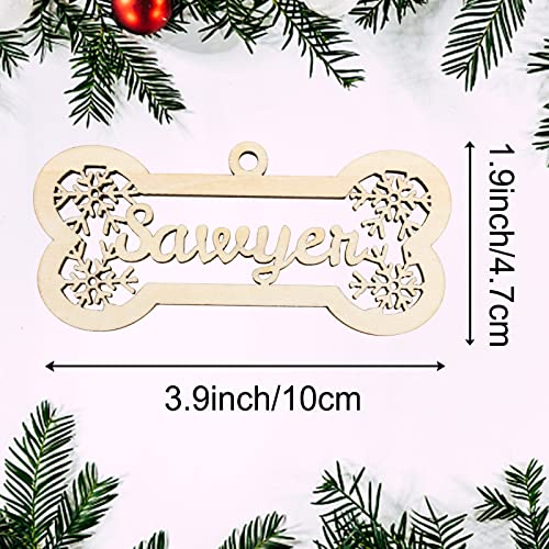 Wooden Dog Paw Ornament E5896