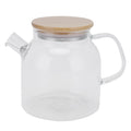 Transparent Glass Tea Pot 600ml Heat Resistant D89111
