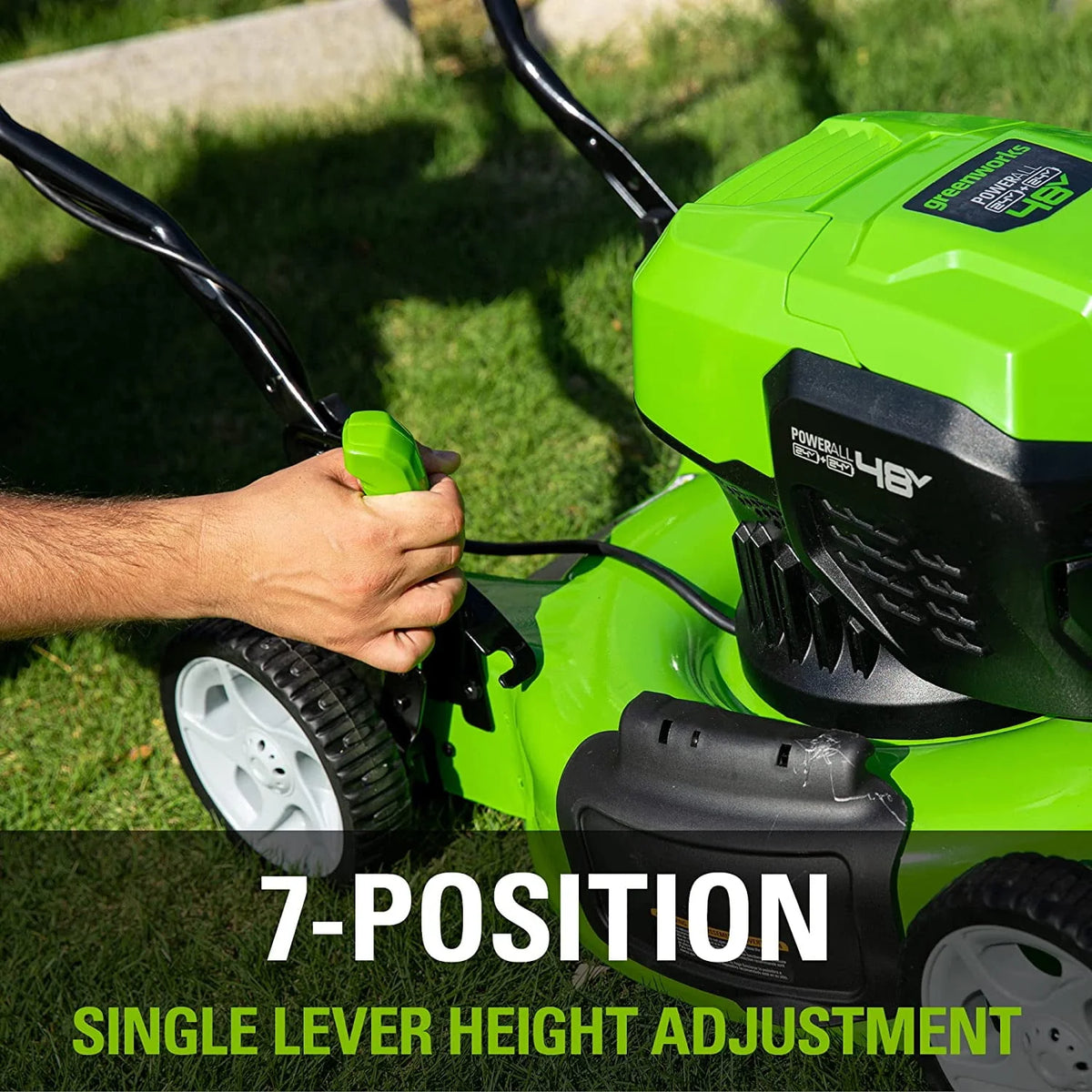 19 Brushless Push Lawn Mower with Batteries and Charger W193433