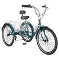 7 Speed 3 Wheel Adult Tricycles with Basket I4631