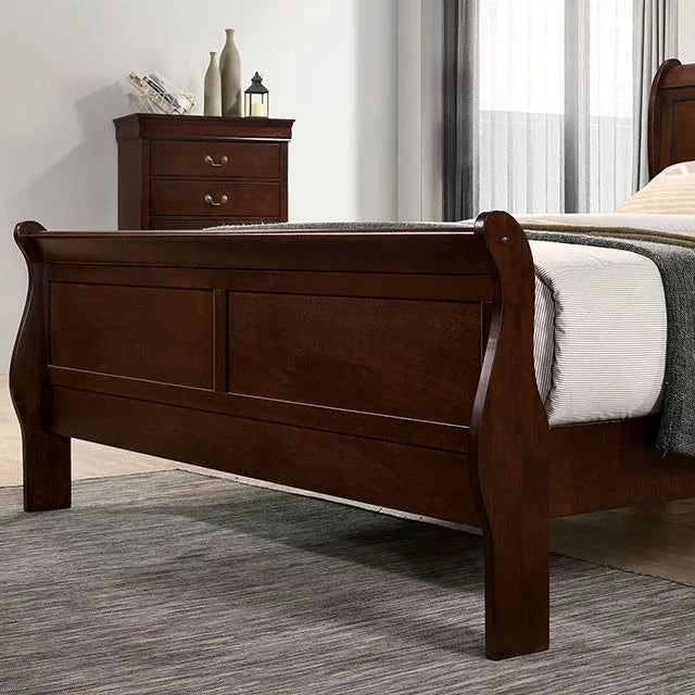 Cherry Solid Wood 5pcs Bedroom Set J30267