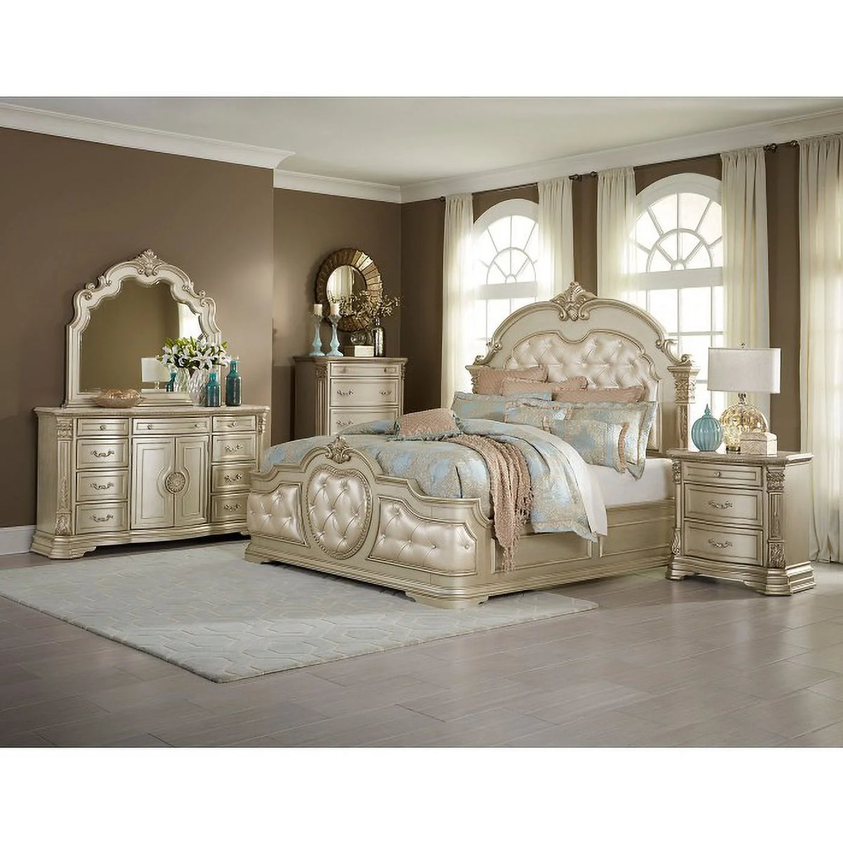 European Chest with Champagne Finishes I3805