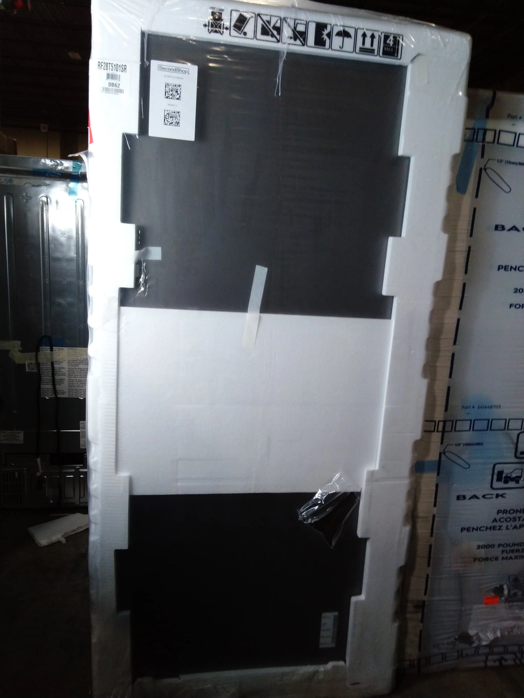 36 in. 28.2 cu. ft Stainless Steel French Door Refrigerator J204466