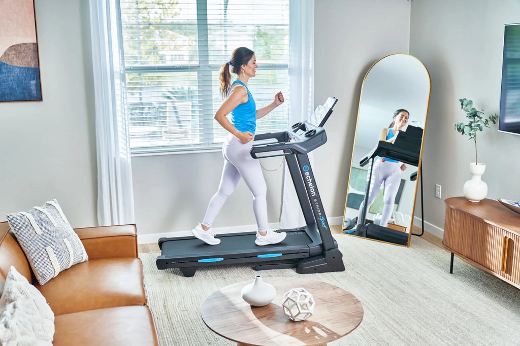 Foldable Treadmill with Cushioned Deck L7943