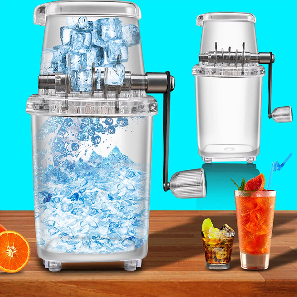 Manual Ice Crusher Shaver with 4 Rubber Ant-skid Knobs K485776