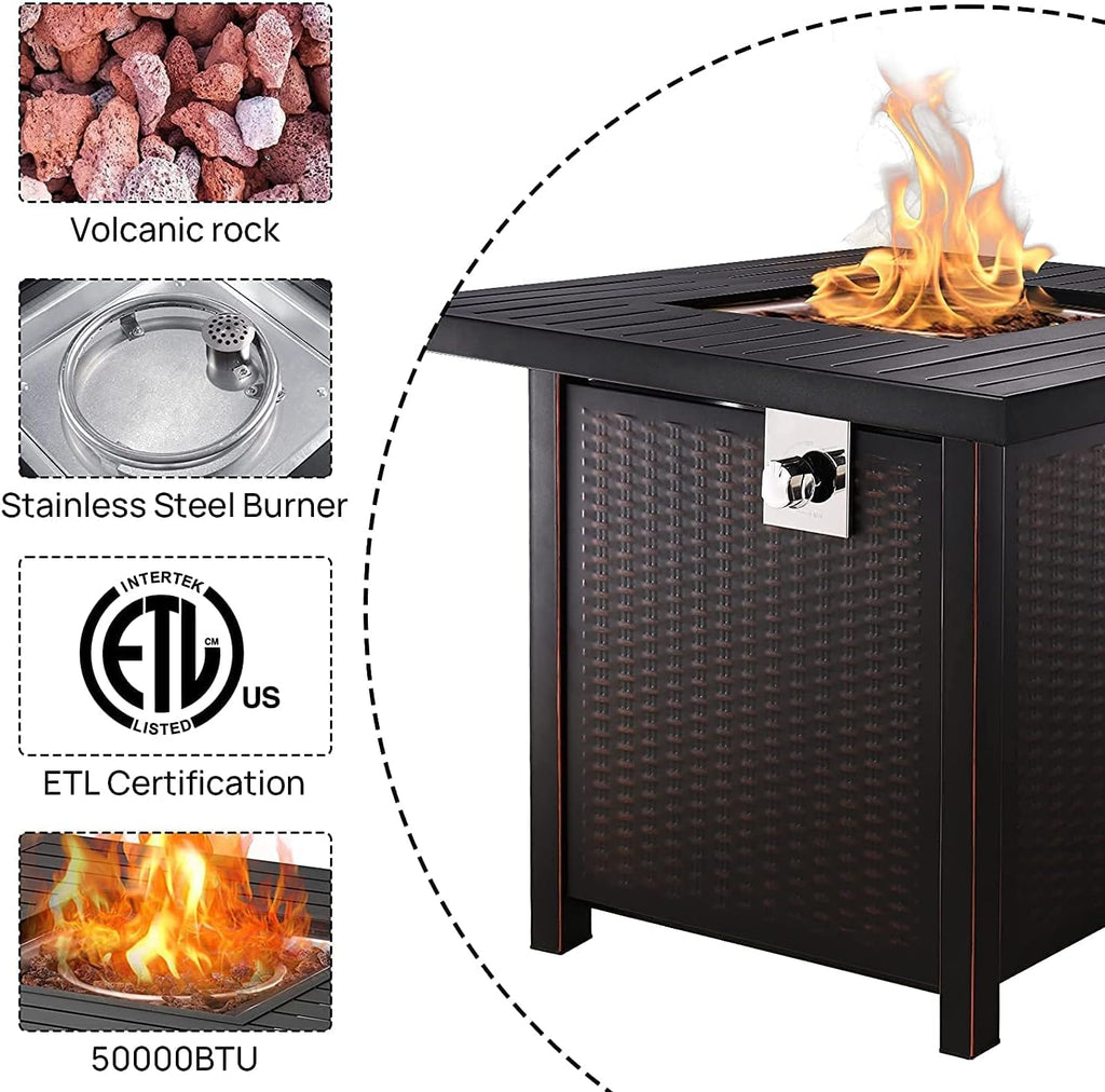 Propane Fire Pit Table 32 with 50,000 BTU X426042