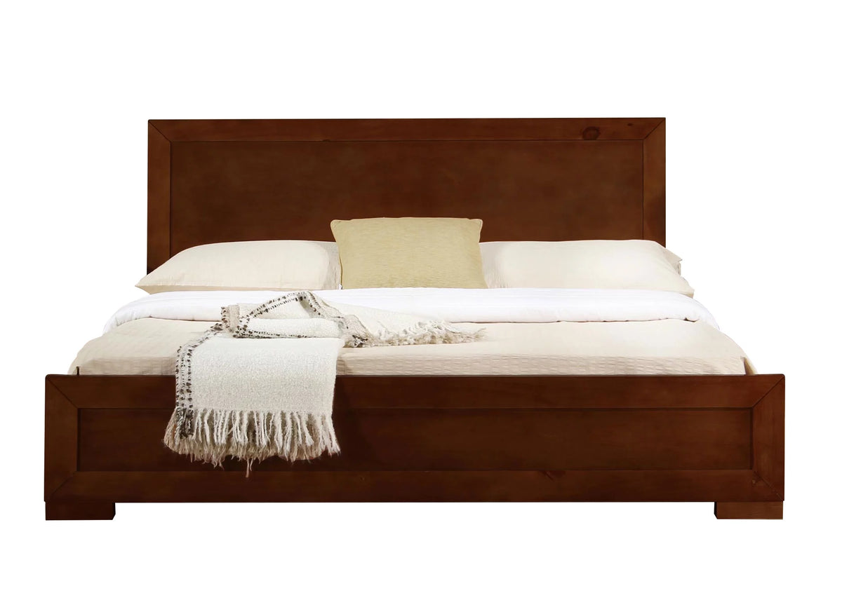 King Black Paneled Bedroom Set T57879