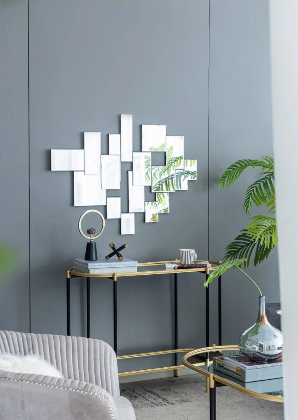 Geometric Wall Mirror U63460