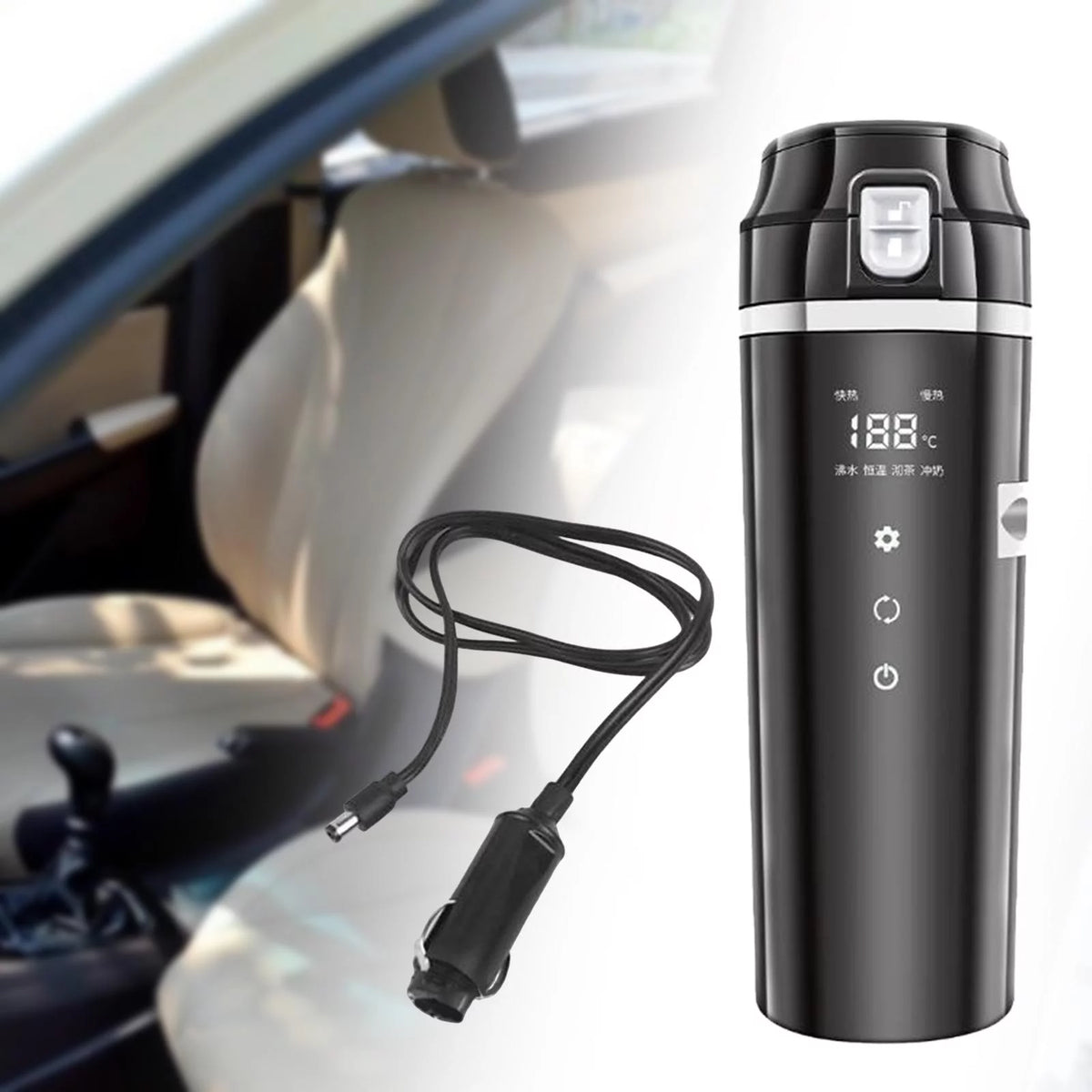 500ml Stainless Steel Electric Kettle Y2161