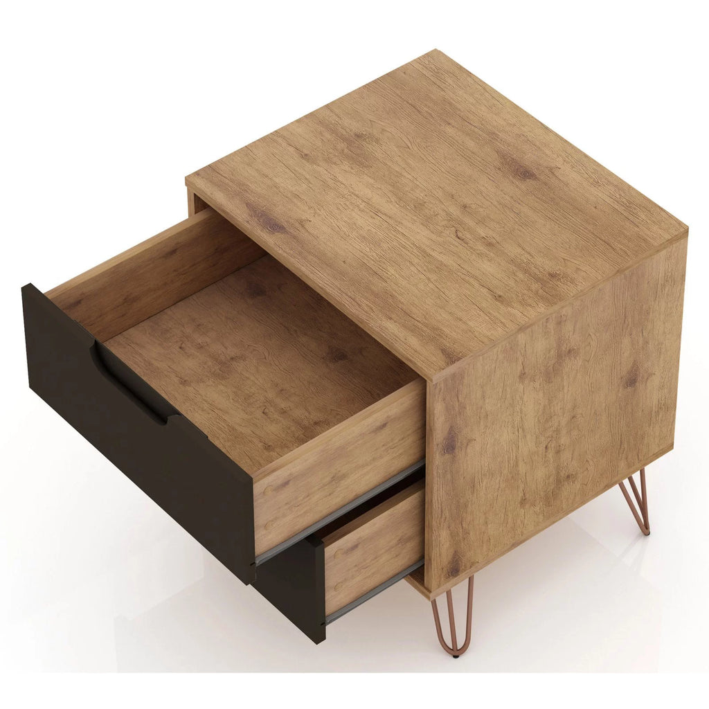 Set of 2 Dresser and Nightstand with Drawers J830