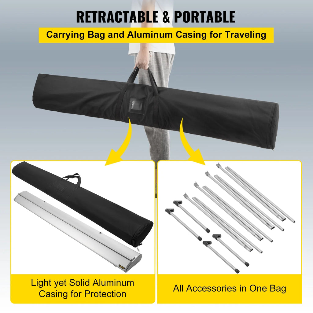 120" 16:9 Manual Pull Up Projector Screen N5664