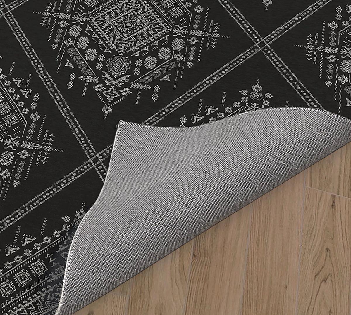 Charcoal Area Rug K207