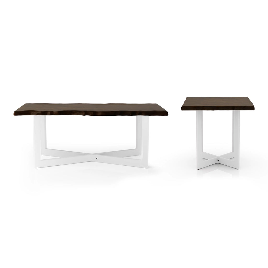 Oak 2-Piece Coffee Table Set D51989
