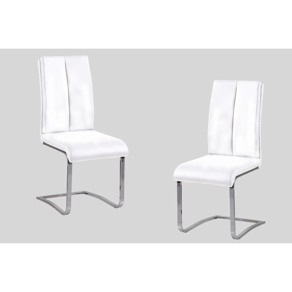 White 5-piece Solid Wood Dining Set G4302