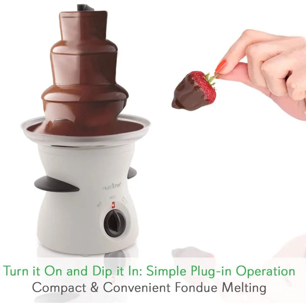16oz 3 Tier Electric Fondue Maker J40398