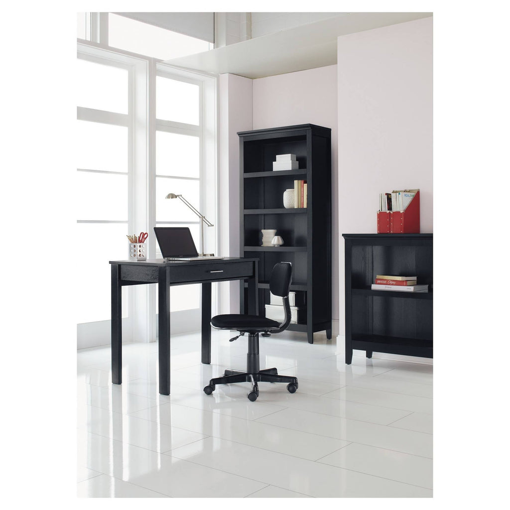 Black 2 Shelf Bookcase H4281