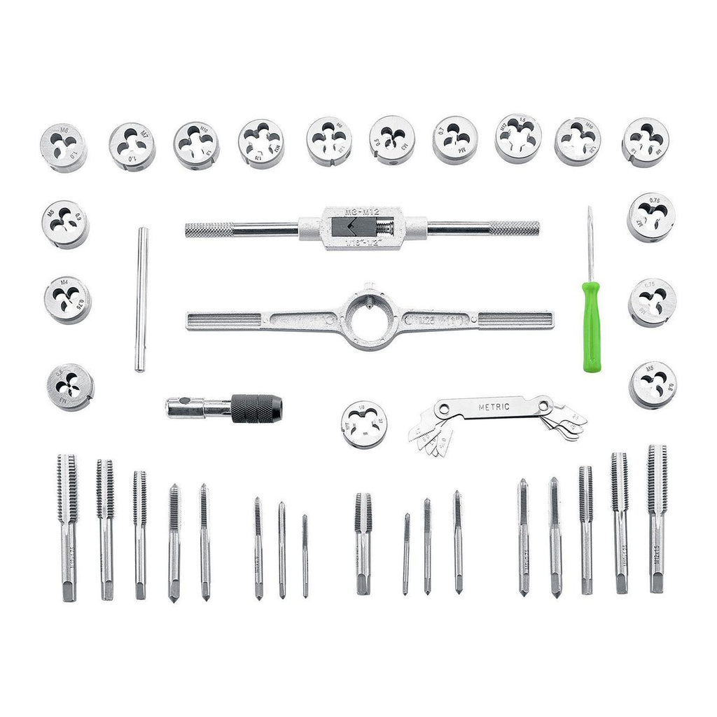 Carbon Steel Metric Tap and Die Set, 40 Piece I7843