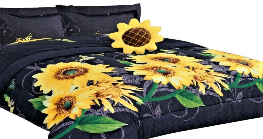 Twin Comforter with Sheet Set and Pillow Z270404