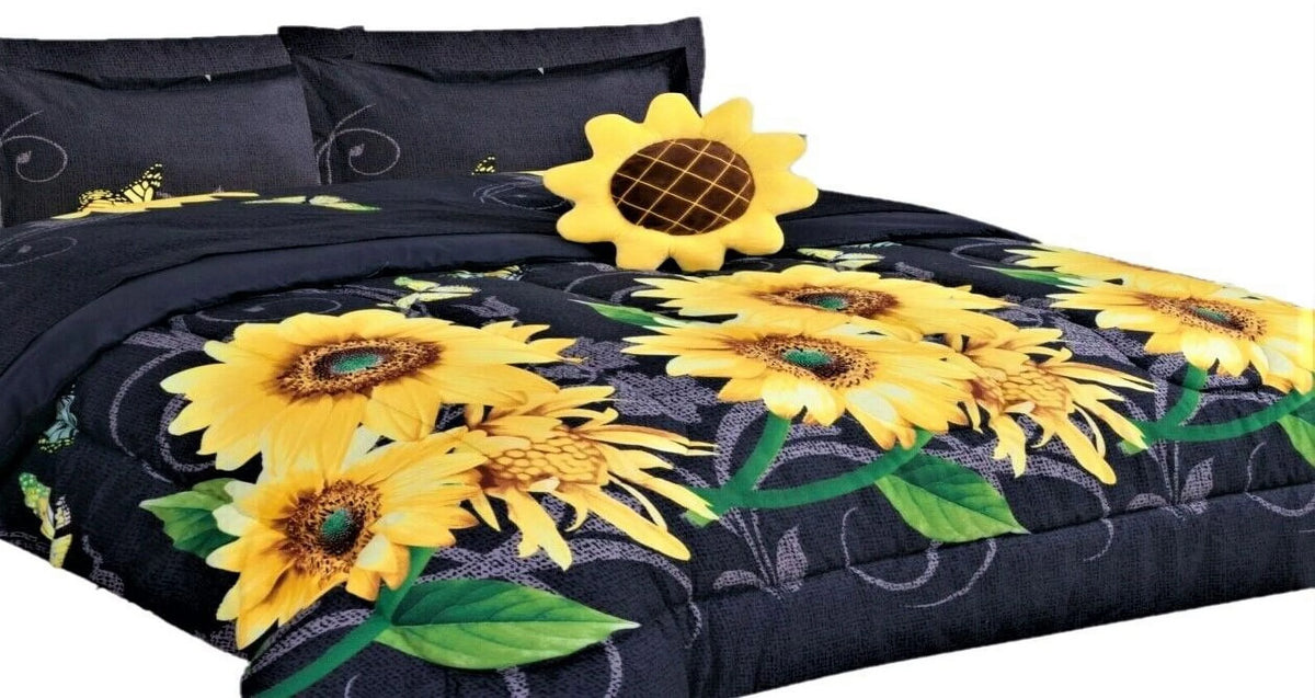 Twin Comforter with Sheet Set and Pillow Z270404