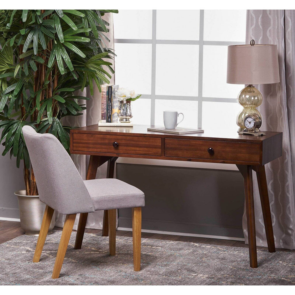 Walnut Finished Acacia Wood Desk B68711