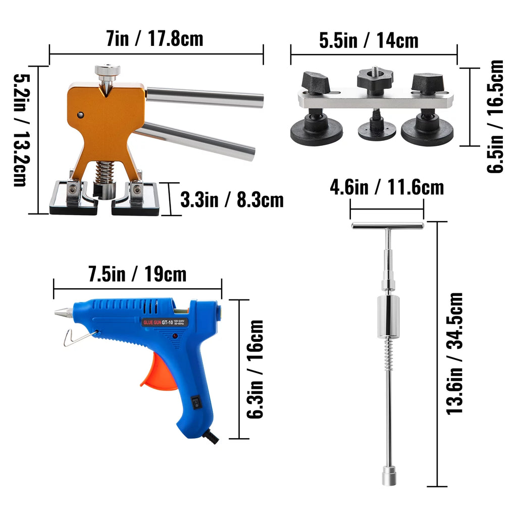 60 Pcs Paintless Dent Repair Tools B920298