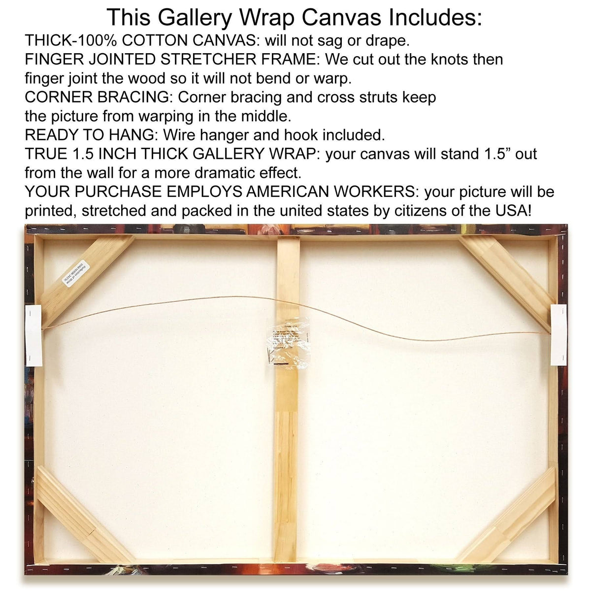 Black Dog Giclee Print on Gallery Wrap Canvas I792988
