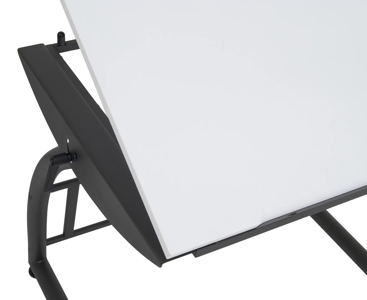 Adjustable Standing Height Drafting Table with 35" Wide Angle Adjustable Top J331134
