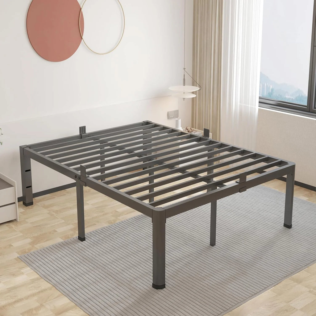 18 inch Metal Queen Bed Frame with Headboard G454