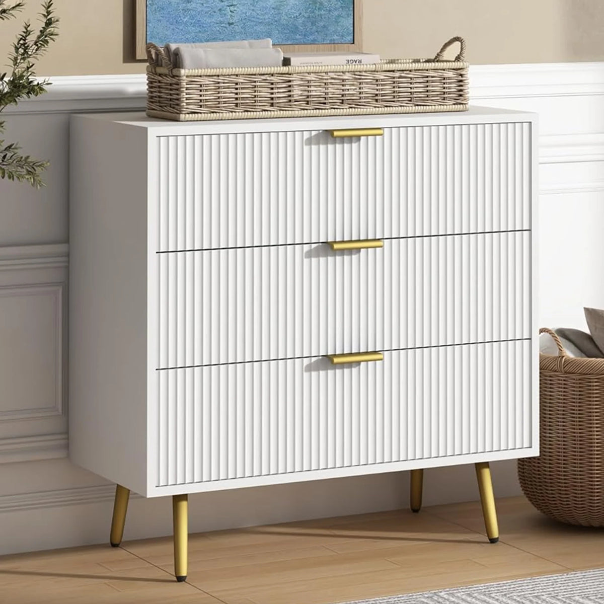 Modern 6 Drawer Wood Dresser B18000