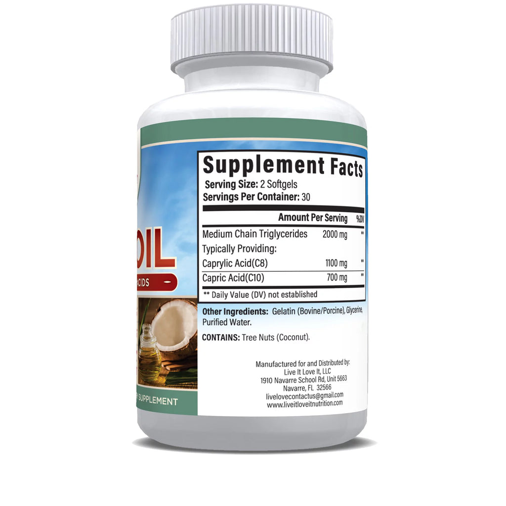 MCT Oil Softgels 2 Pack J3561