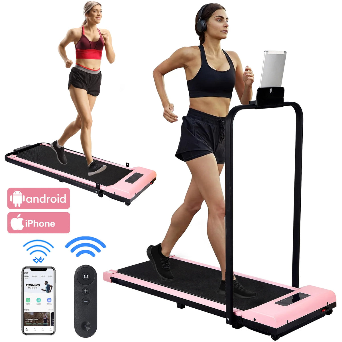 2 in 1 Folding Electric Treadmill F730