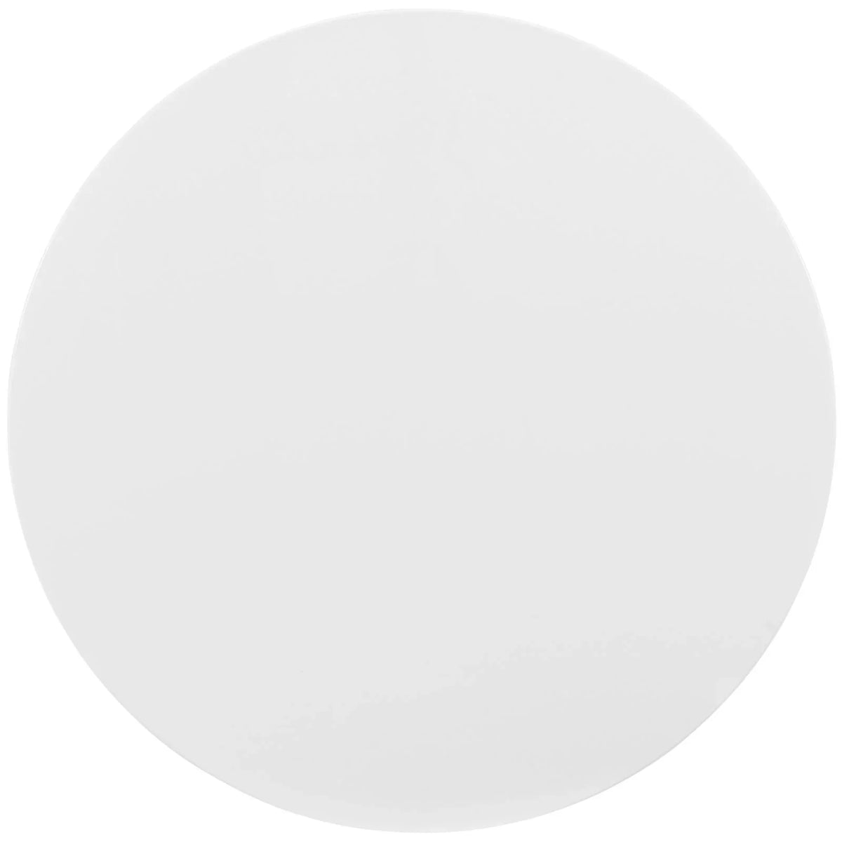 36" Round Wood Coffee Table in White Q32419