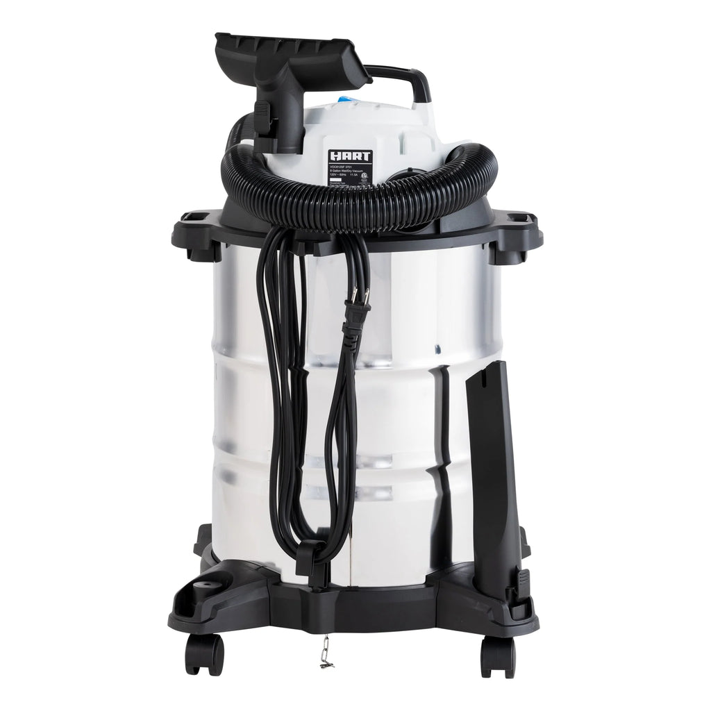 8 Gallon 6 Peak HP Stainless Steel Wet/Dry Vacuum B4695