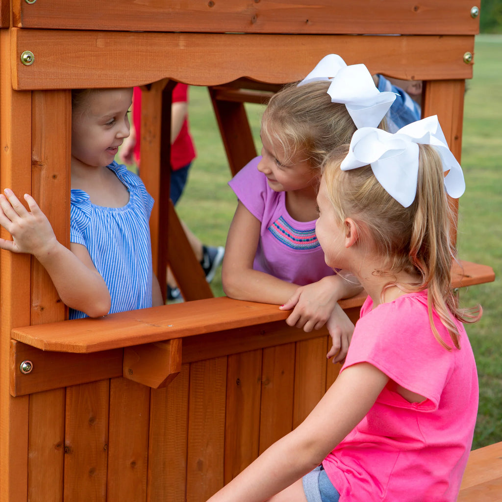 Cedar Wooden Swing Set S7417