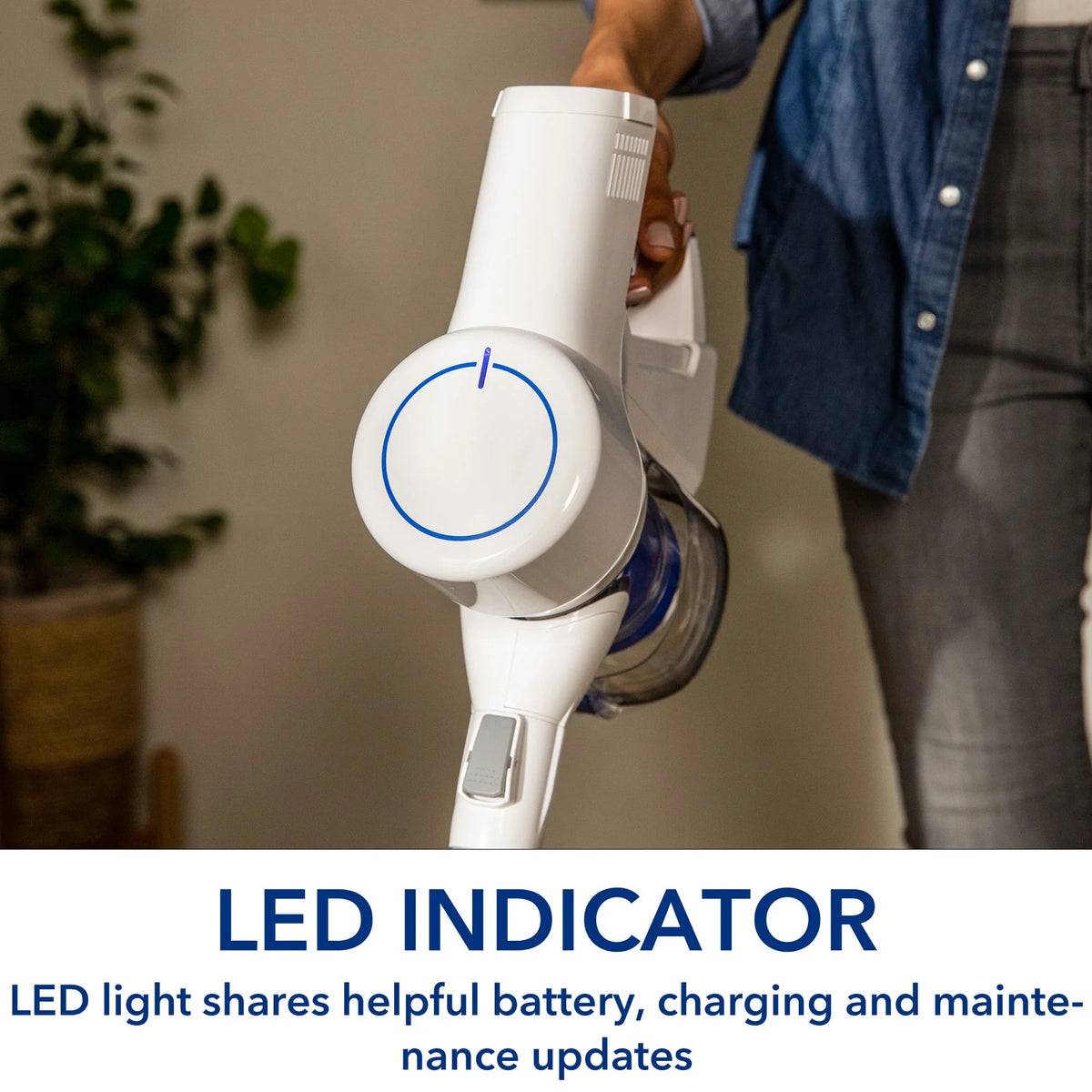 Cordless Stick Vacuum with HEPA Filtration J368862