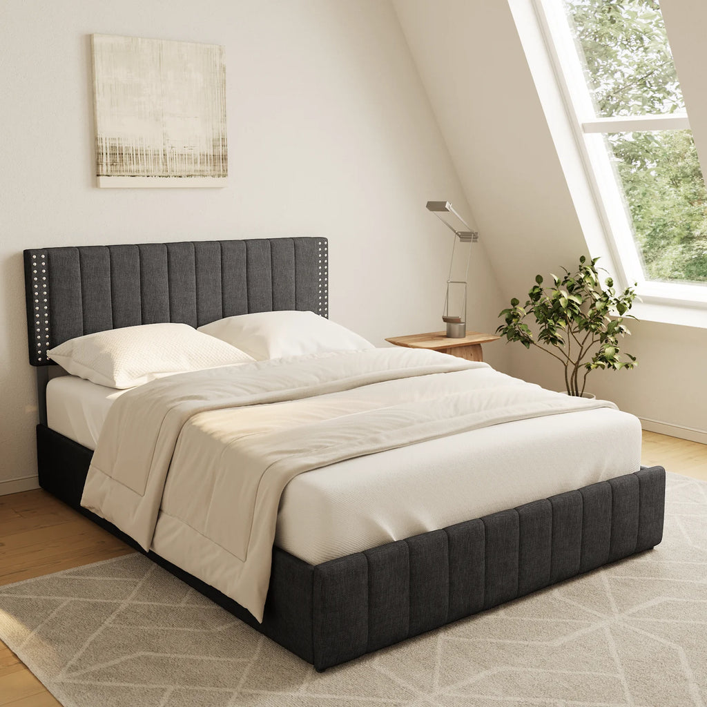 Full Bed Frame with 4 Storage Drawers K525599