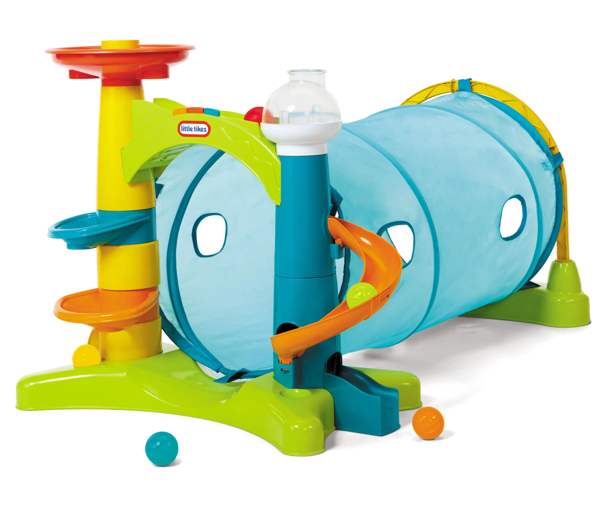 2-in-1 Activity Tunnel with Ball Drop C5009