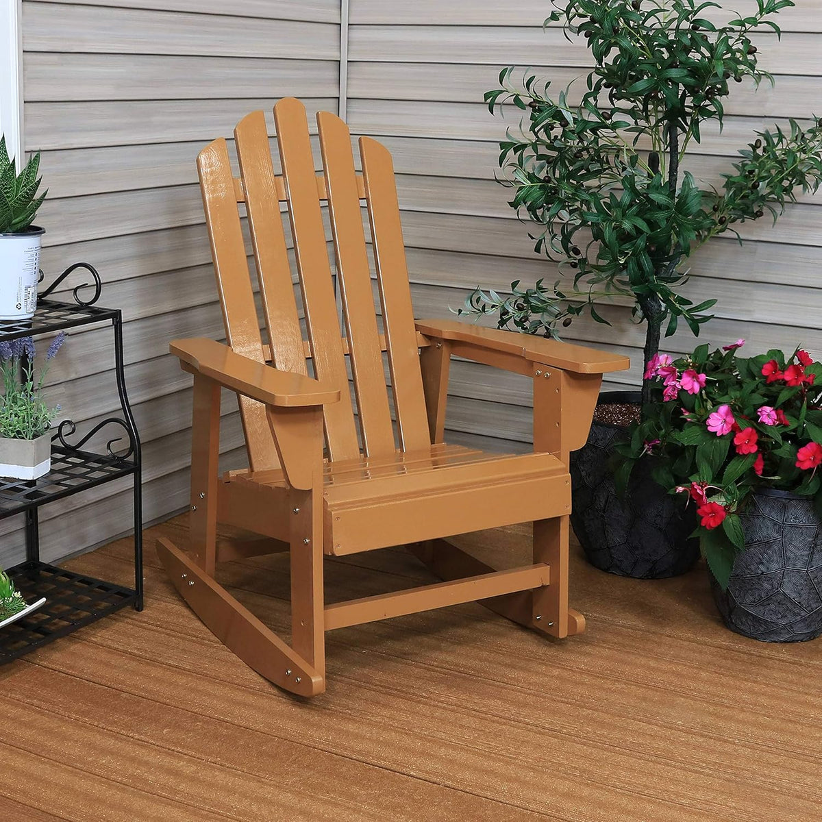 Adirondack Rocking Chair with Cedar Finish M806