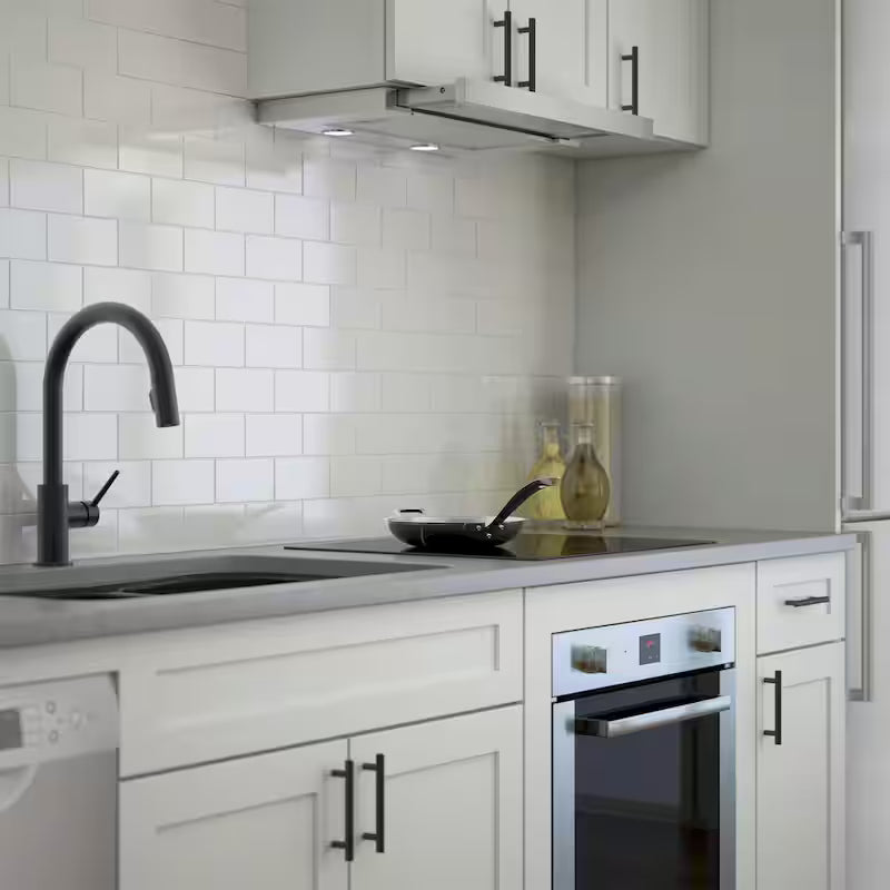 24 in. Under Cabinet Convertible Range Hood with LED Lights in Stainless Steel C302378